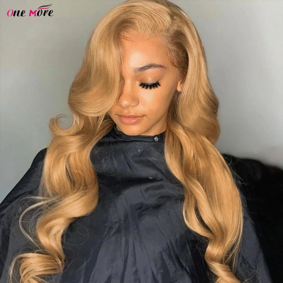 Long Honey Blonde Lace Front Wig 13x4 Colored Lace Front Human Hair Wigs For Women Body Wave Lace Front Wig 5x5 Closure Wig