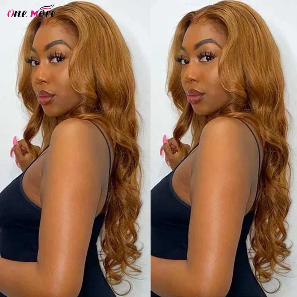 Long Honey Blonde Lace Front Wig 13x4 Colored Lace Front Human Hair Wigs For Women Body Wave Lace Front Wig 5x5 Closure Wig