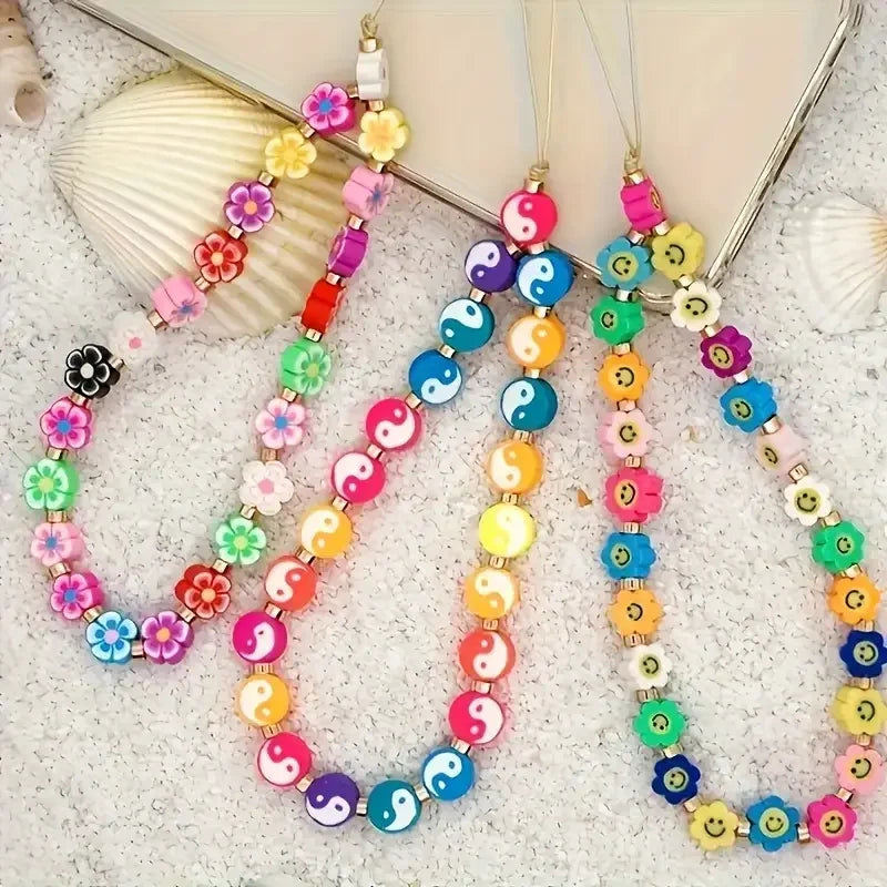 1200 Pcs Polymer Clay Beads Bracelet Making Kit, Animal Fruit Flower Butterfly Bunny Pony Letter Beads Charms for Jewelry making