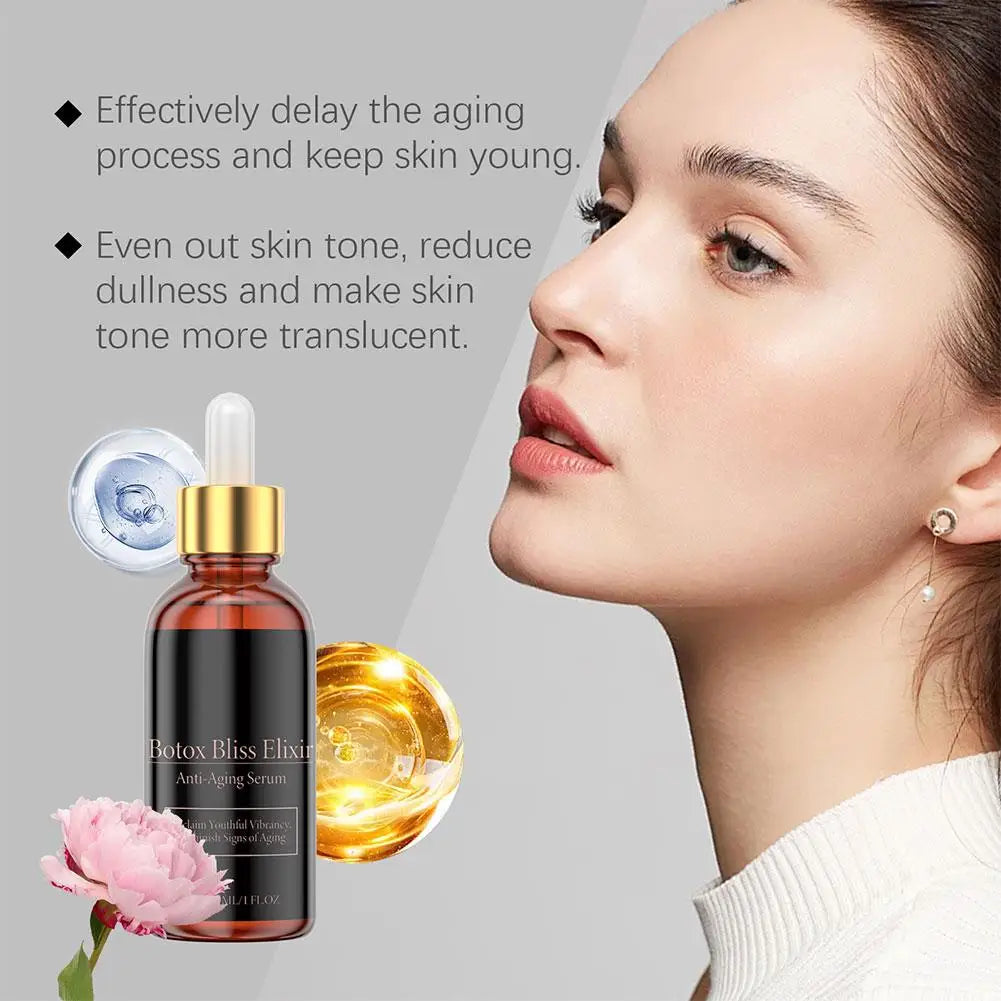 Moisturizing Serum Hydrating Improves Skin Texture Firms Brightens Reduces Fine Lines Softens Skin Deep Nourishes 30ml