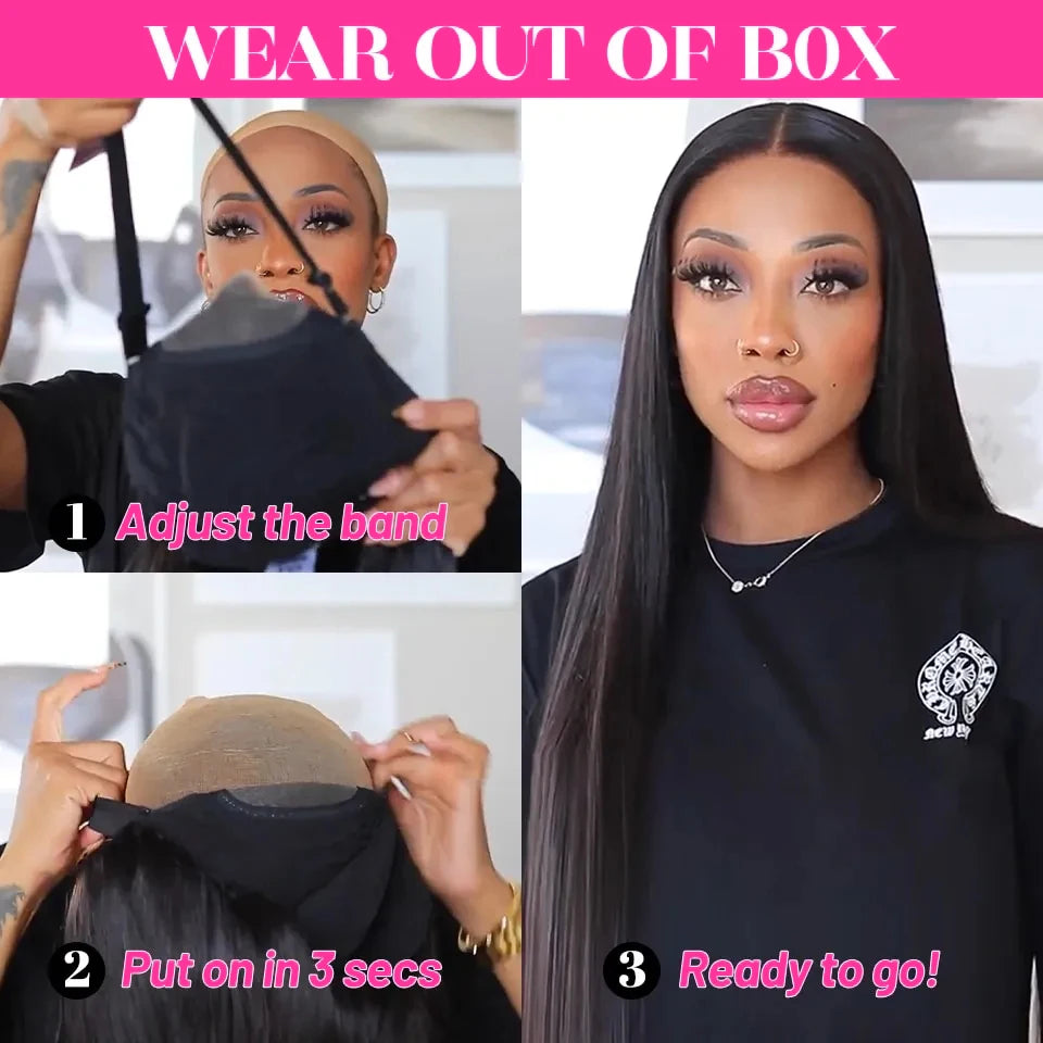 HD Transparent 100% Human 30 Inch Bone Straight 13x4 HD Lace Frontal Wig Human Hair Pre Plucked 4x4 Transparent HD Lace Front