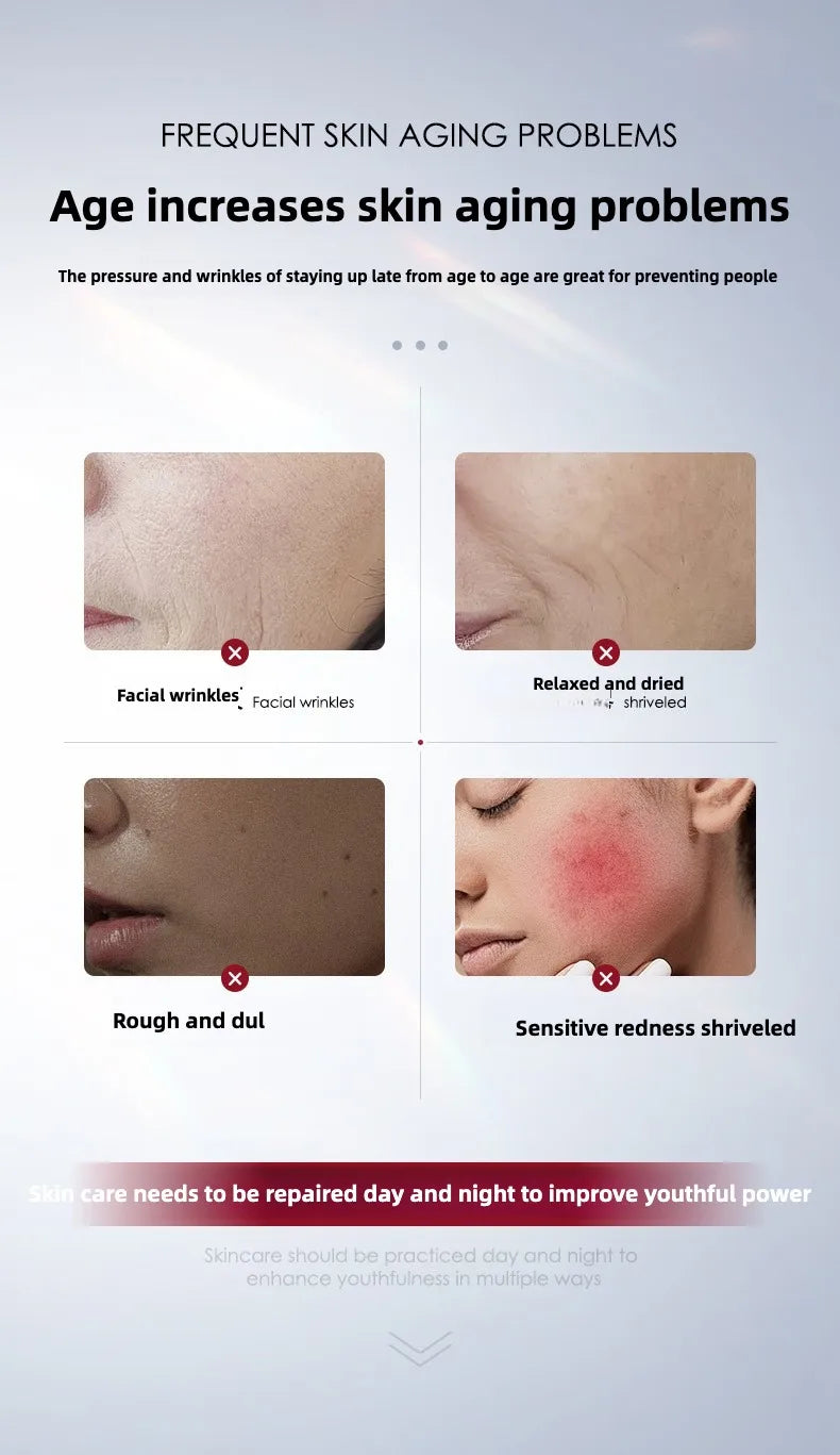 Serum Protein Essence  Anti- Wrinkle Face Serum  Fade Fine Lines Facial Moisturizing brightning Anti Aging Firming Skin Care