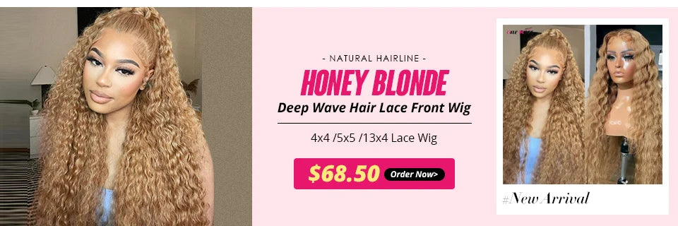 Long Honey Blonde Lace Front Wig 13x4 Colored Lace Front Human Hair Wigs For Women Body Wave Lace Front Wig 5x5 Closure Wig
