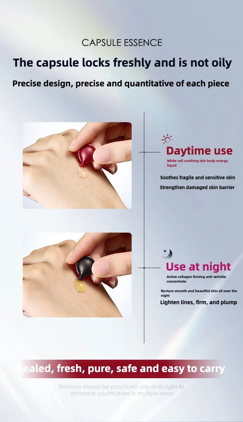 Serum Protein Essence  Anti- Wrinkle Face Serum  Fade Fine Lines Facial Moisturizing brightning Anti Aging Firming Skin Care