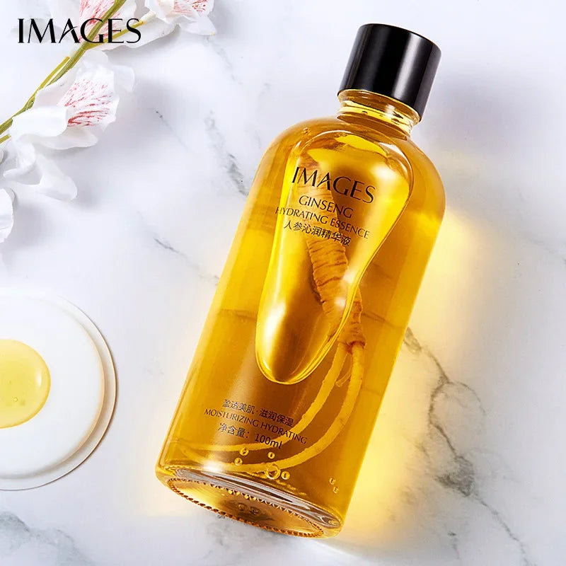 Ginseng Face Serum 100ML Essence Water Firming Moisturizing Repairing Anti-Aging Brighten Whitening Serums Skin Care for Women