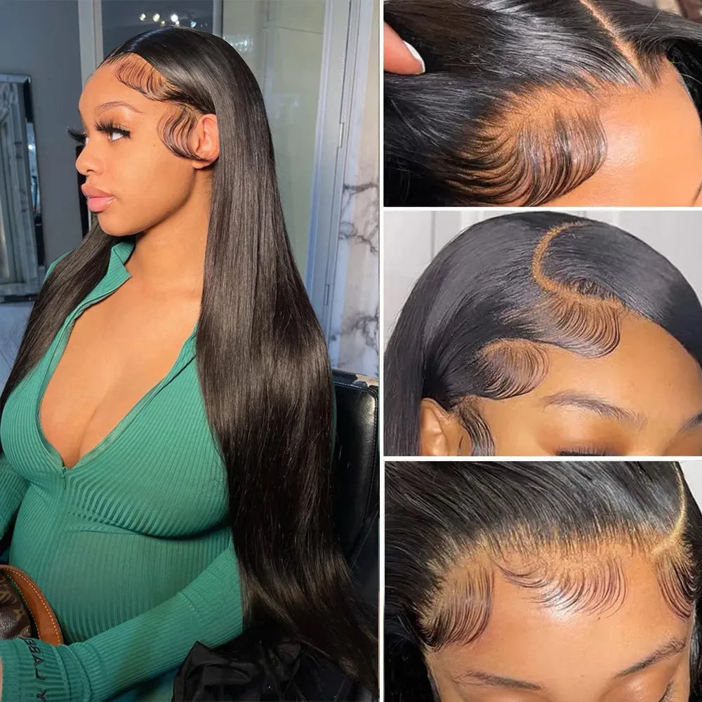 13x4 Bone Straight Lace Front Wig 30 40 Inch Lace Front Human Hair Wigs For Women 13x6 Brazilian Hair Glueless wigs Human Hair