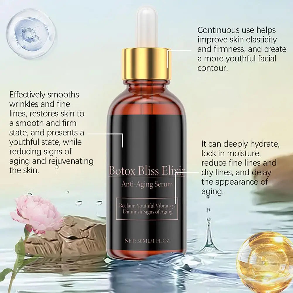 Moisturizing Serum Hydrating Improves Skin Texture Firms Brightens Reduces Fine Lines Softens Skin Deep Nourishes 30ml