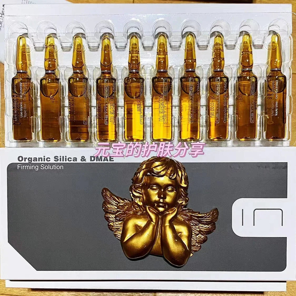 Spain Organic Silica DMAE Face Serums Facial Lifting Firming Improves Sagging Anti-aging Nourishing Anti-wrinkle Skin Care