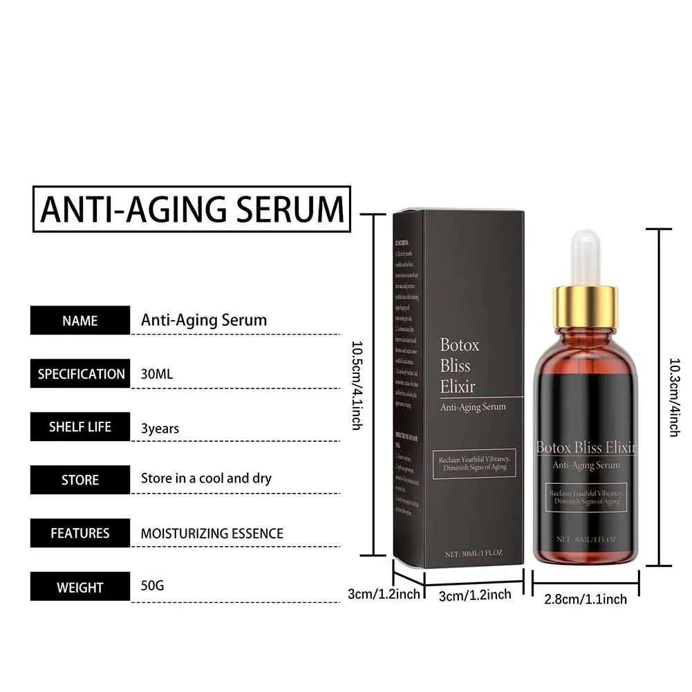 Moisturizing Serum Hydrating Improves Skin Texture Firms Brightens Reduces Fine Lines Softens Skin Deep Nourishes 30ml
