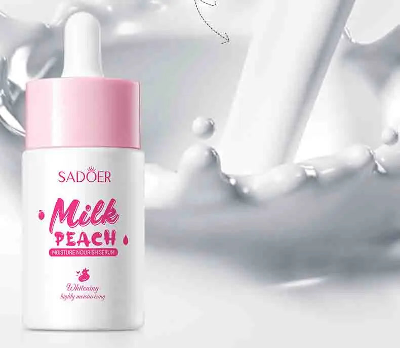 SADOER Milk Fruits Facial Serum for Face skincare Moisturizing Firming Hydrating Facial Essence Beauty Face Skin Care Products