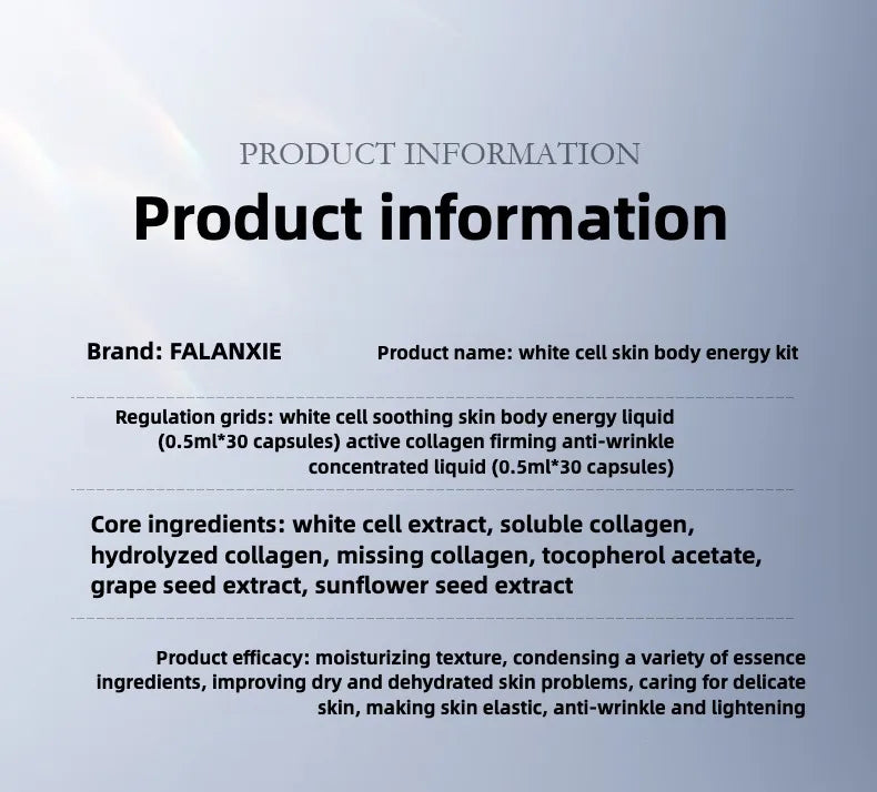 Serum Protein Essence  Anti- Wrinkle Face Serum  Fade Fine Lines Facial Moisturizing brightning Anti Aging Firming Skin Care