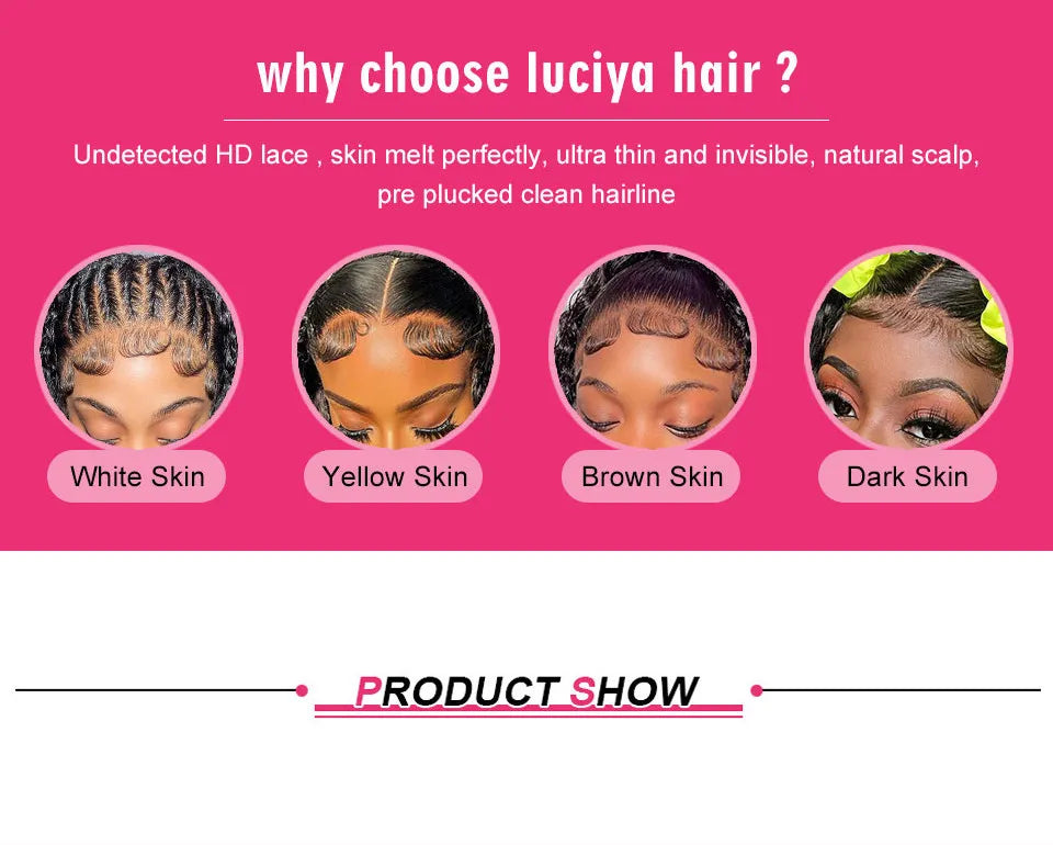 250% Density Straight 13x6 HD Lace Frontal Wig Pre-Cut Lace Closure 5x5 Glueless Wigs Human hair 13x4 Lace Front Human Hair Wig