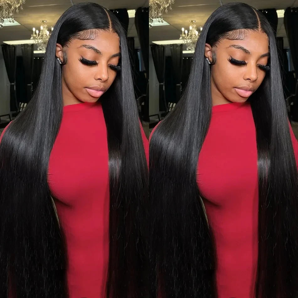 Glueless Bone Straight 4X4 Hd Lace Frontal Wig 13X6 13X4 Black Lace Front Wig Human Hair 5x5 Natural Brazilian Transparent Wigs