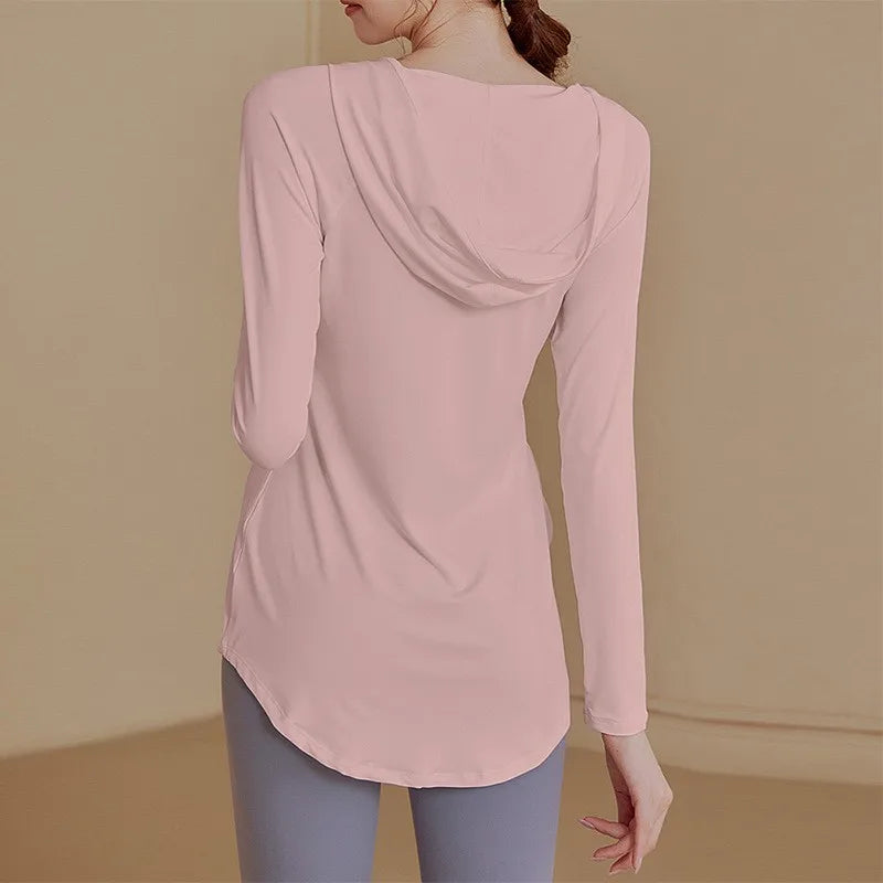 Women's Sports Wear For Fitness Running Jogging Seamless Long Sleeve Gym Woman Sport Shirt Yoga Top Female Workout Tops T-shirt