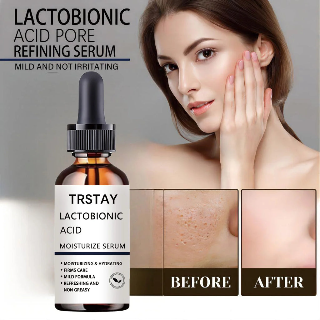 Instant Perfection Serums Facial Lactobionic Acid Skin Care Face Serums Reduce Wrinkles Fine Eye Essence Firming Lifting