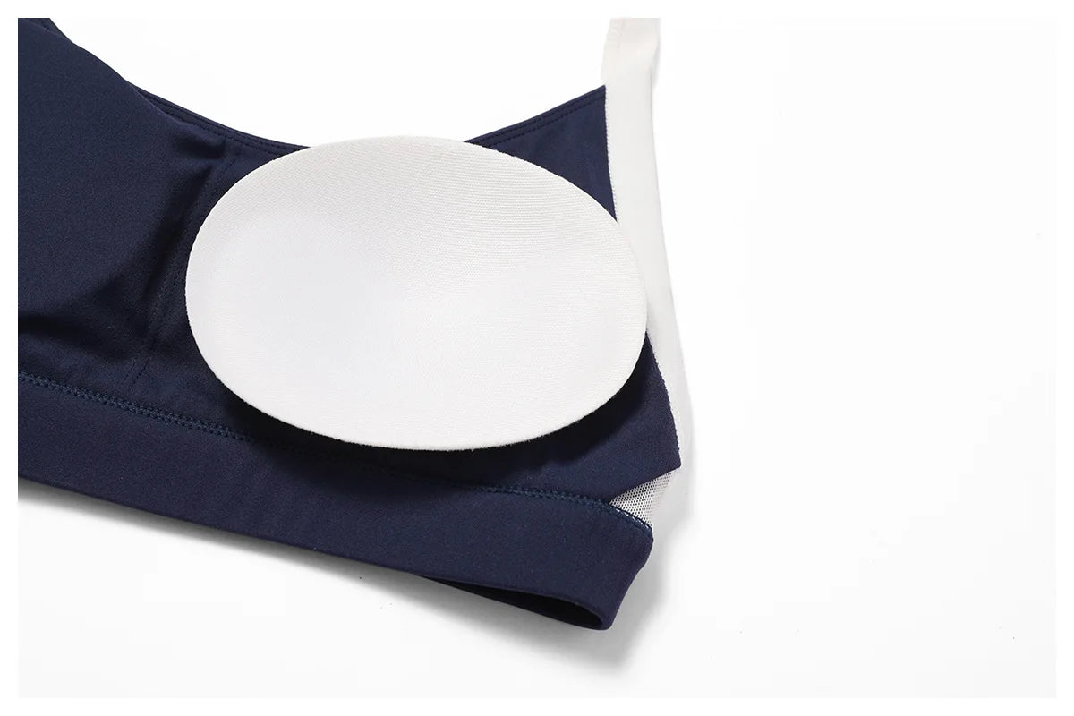 Gym Sport Underwear Sports Bra Anti-sweat Breathable Sexy Yoga Bra Shockproof Crop Top Fitness Top Push up Workout Top Women