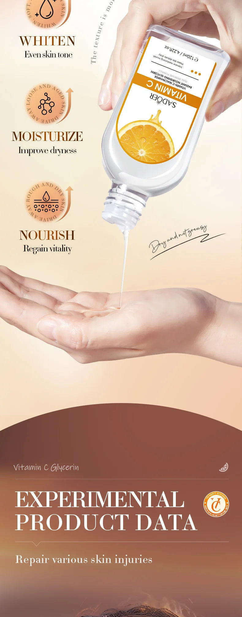 Moisturizing Exfoliating Serum Removes Dead Cells, Hydrates Deeply and Enhances Care