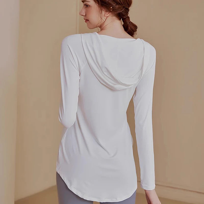 Women's Sports Wear For Fitness Running Jogging Seamless Long Sleeve Gym Woman Sport Shirt Yoga Top Female Workout Tops T-shirt