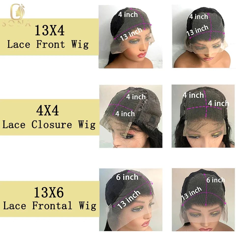 1B/27 HD Transparent 13x4 13x6 Lace Frontal Body Wave Human Hair Wigs Brown Stripe Highlights Honey Blonde Pre Plucked For Women