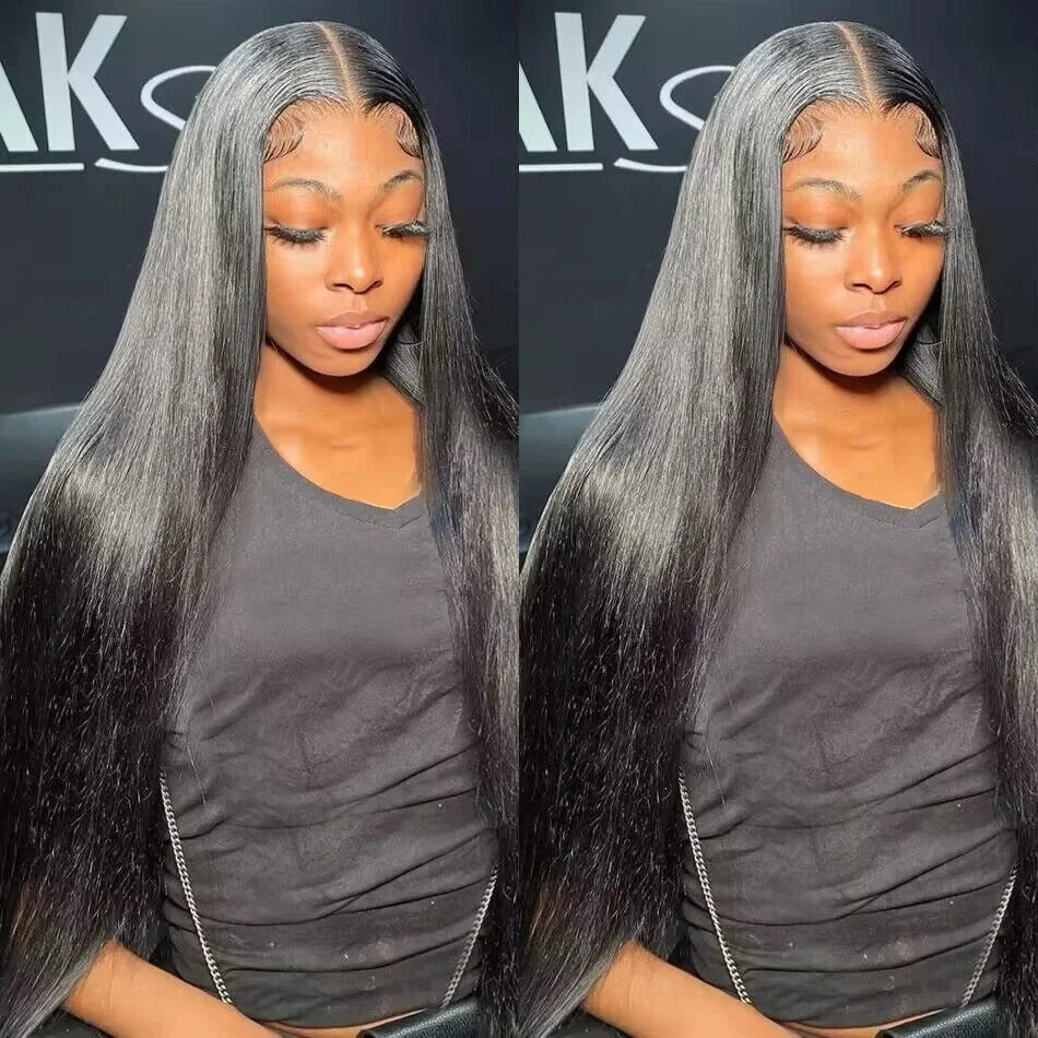 Glueless Bone Straight 4X4 Hd Lace Frontal Wig 13X6 13X4 Black Lace Front Wig Human Hair 5x5 Natural Brazilian Transparent Wigs