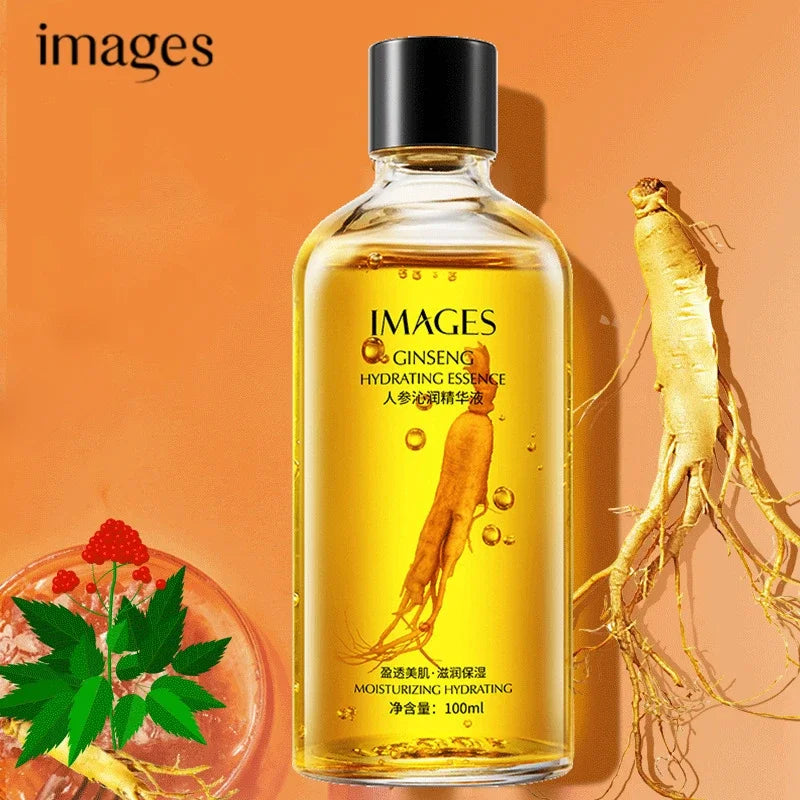 Ginseng Face Serum 100ML Essence Water Firming Moisturizing Repairing Anti-Aging Brighten Whitening Serums Skin Care for Women
