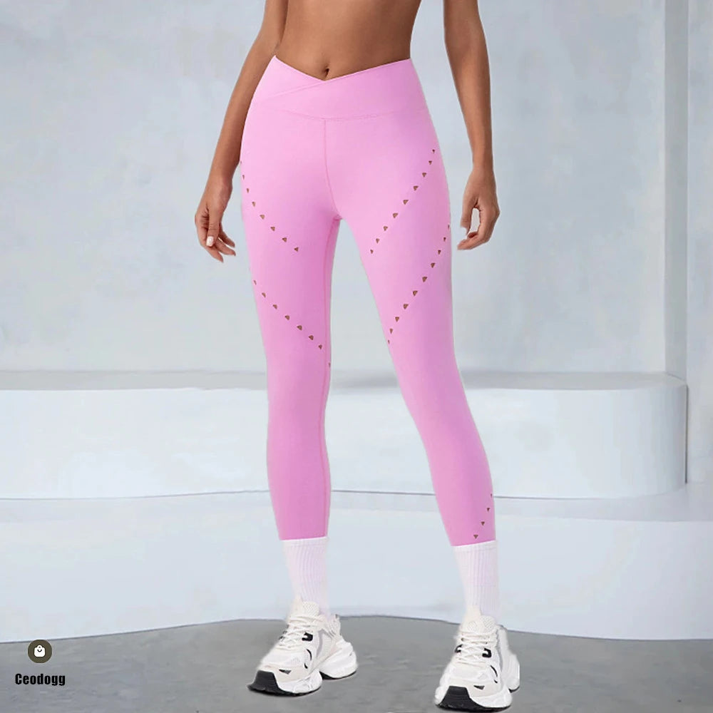 Gym Sportswear Woman Breathable Workout Tights Casual Running Yoga Shorts Impact Pants High Waist Fitness Leggings XP99