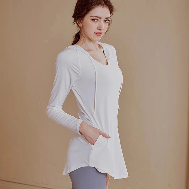 Women's Sports Wear For Fitness Running Jogging Seamless Long Sleeve Gym Woman Sport Shirt Yoga Top Female Workout Tops T-shirt