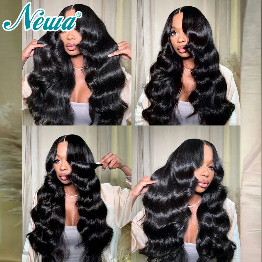 Ultra Fitted HD Lace Wig Pre Plucked Natural Hairline Glueless HD Lace Closure Wig Bleached Knots Body Wave Invisible HD Lace Wi