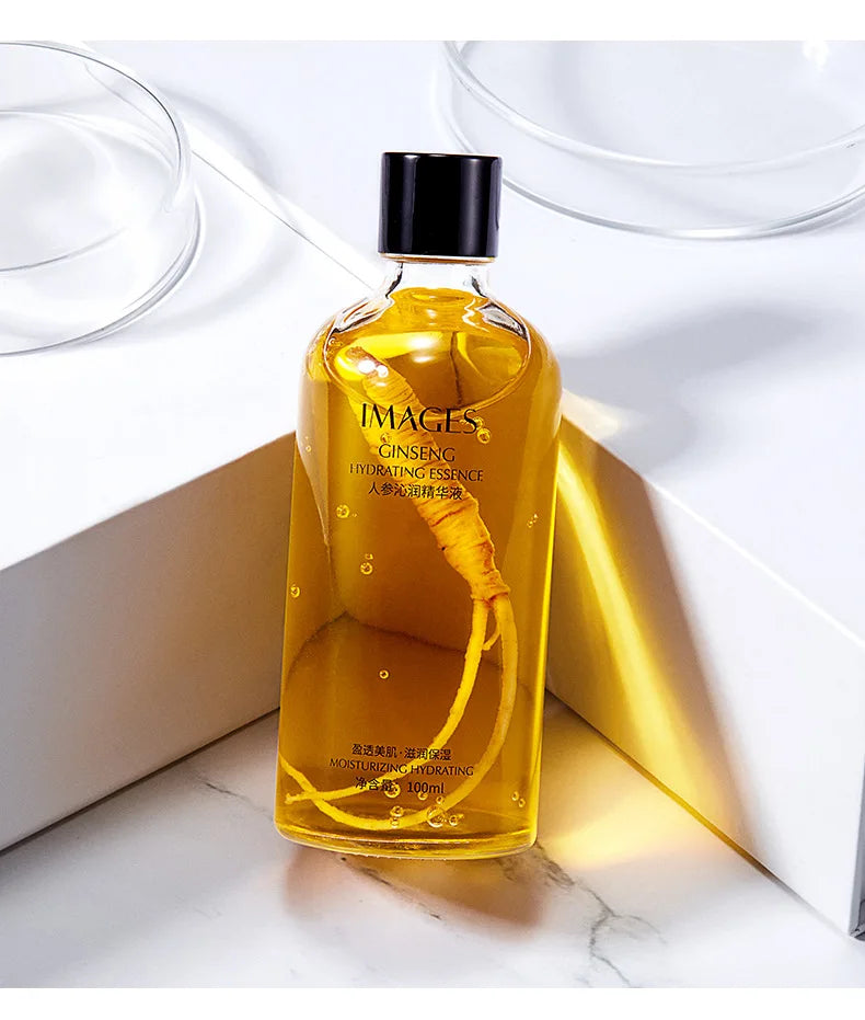 Ginseng Face Serum 100ML Essence Water Firming Moisturizing Repairing Anti-Aging Brighten Whitening Serums Skin Care for Women