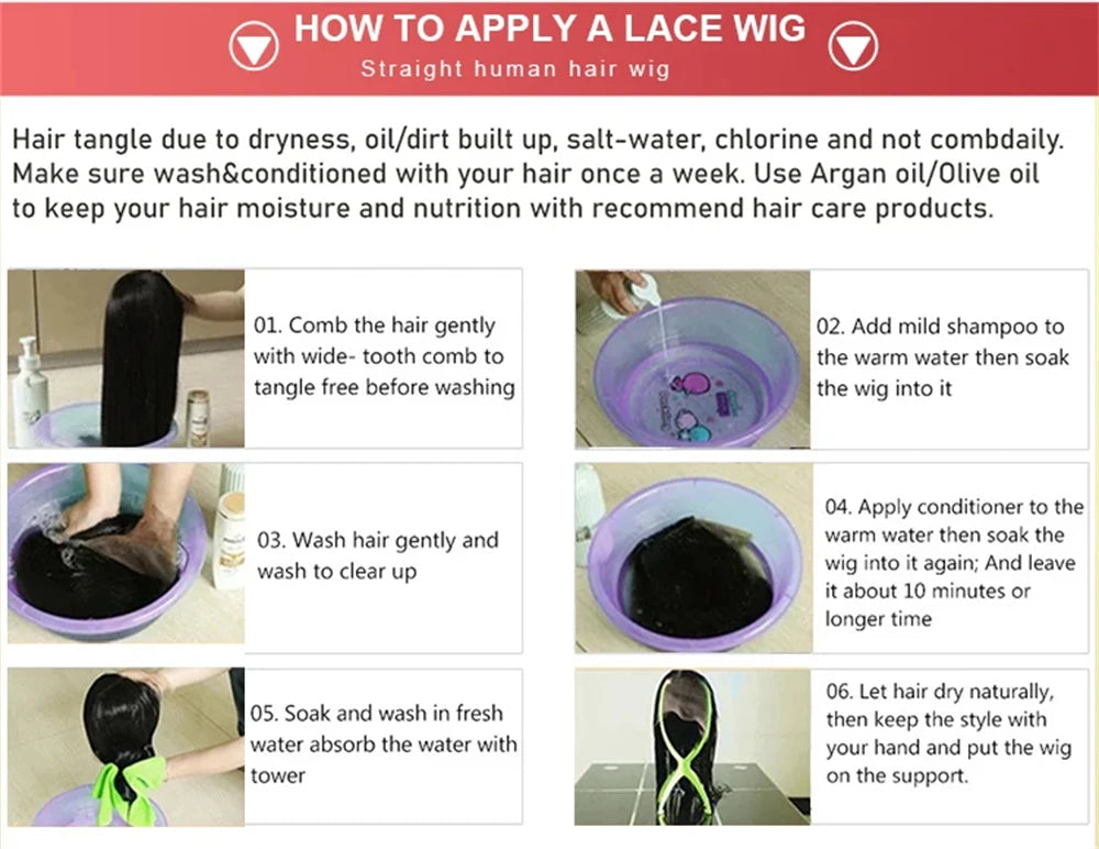 13x4 13x6 HD Transparent 613 Blonde Lace Frontal Human Hair Wigs 613 Color Wig Brazilian Bone Straight Lace Front Human Hair Wig