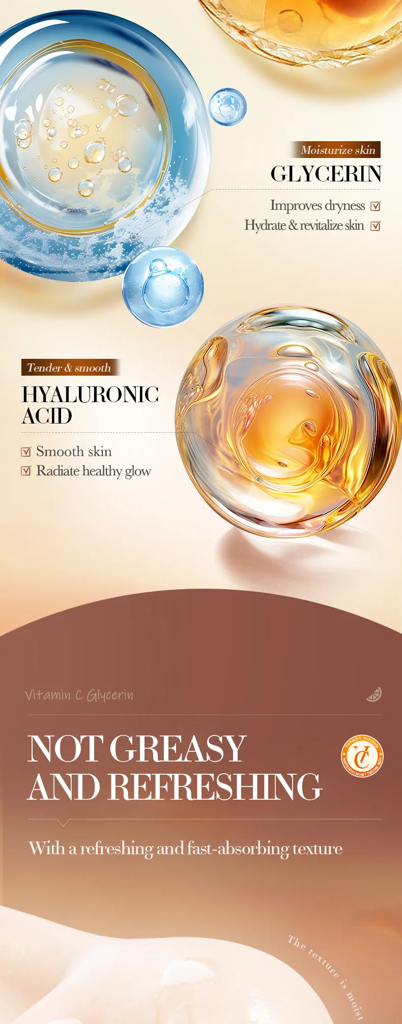 Moisturizing Exfoliating Serum Removes Dead Cells, Hydrates Deeply and Enhances Care