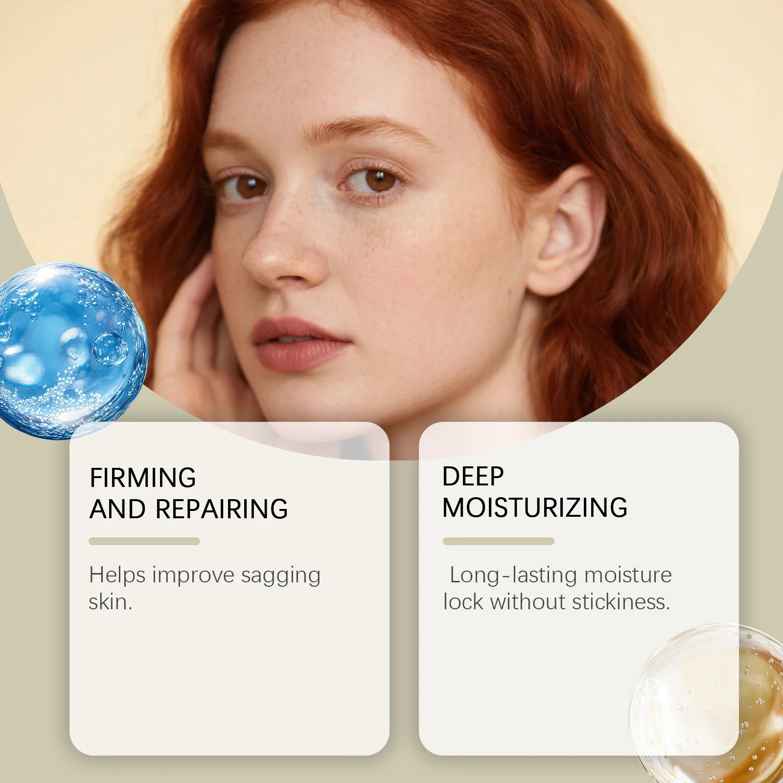 Facial Care Serum for Daily Use Hydrates Moisturizes & Nourishes Facial Skin Supports Plump Radiant Complexion for Facial Care