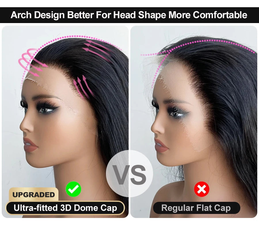 Ultra Fitted HD Lace Wig Pre Plucked Natural Hairline Glueless HD Lace Closure Wig Bleached Knots Body Wave Invisible HD Lace Wi