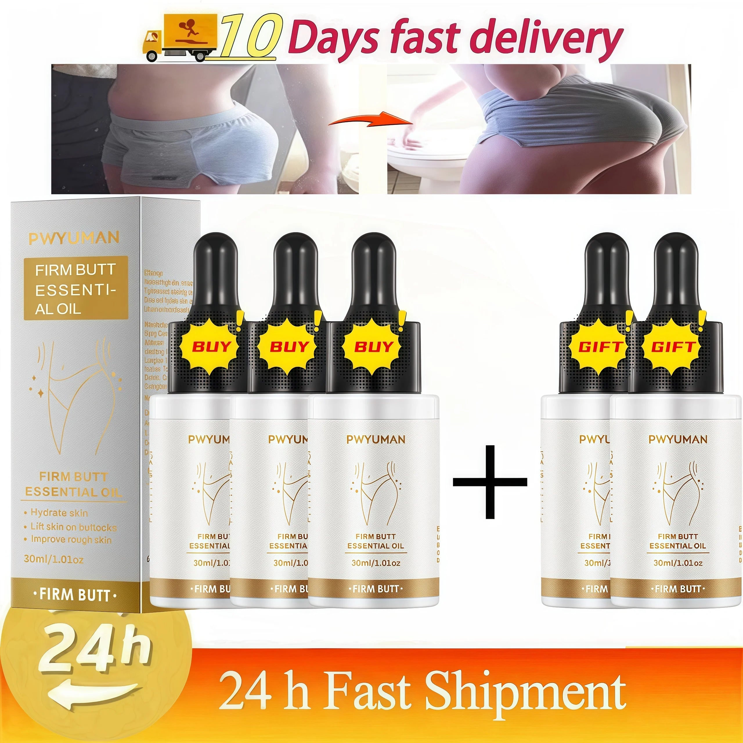 Natural Buttock Augmentation serums Effective Butt Enlargement Growth Lift Up Ass Firm Breast Bigger Sexy Body Care For Women