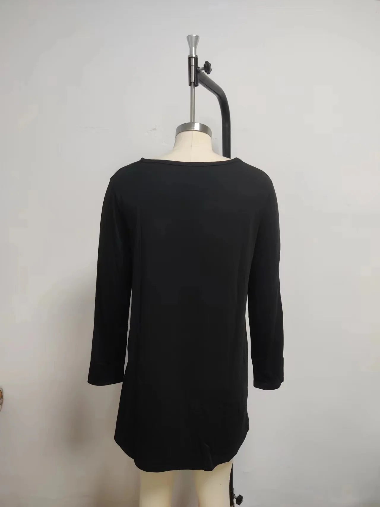 Dresses for Women European and American autumn and Winter Elegant Everyday Loose Party Dress Buttons Long Sleeve Dress