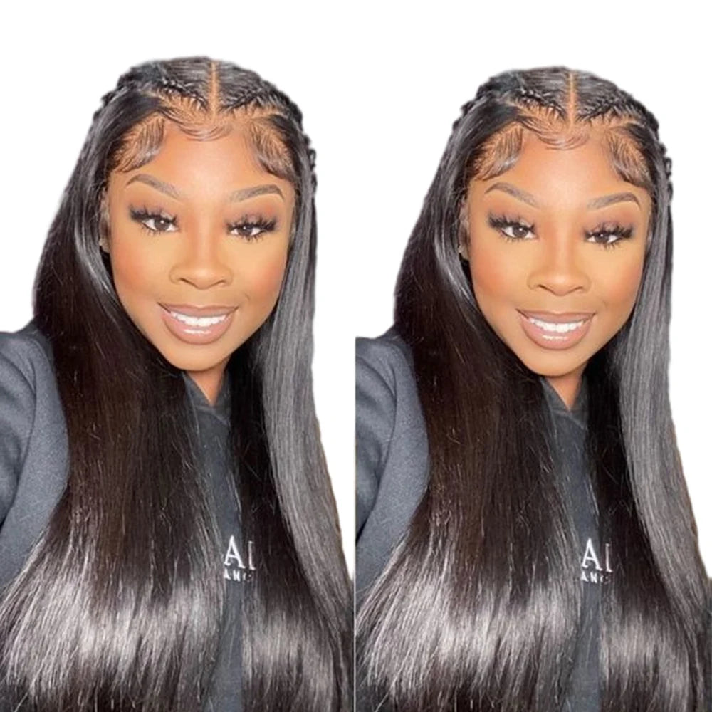Hd Lace Wig 13x6 Human Hair 13x6 Hd Lace Frontal Wig Straight Lace Front Wigs Human Hair Bone Straight Human Hair Wigs Moxika
