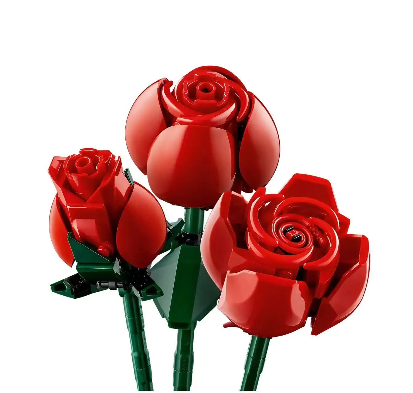 Creative Icon Rose Bouquet 10328 Brick Set Artificial Flowers for Home Decoration Anniversary Birthday Gifts
