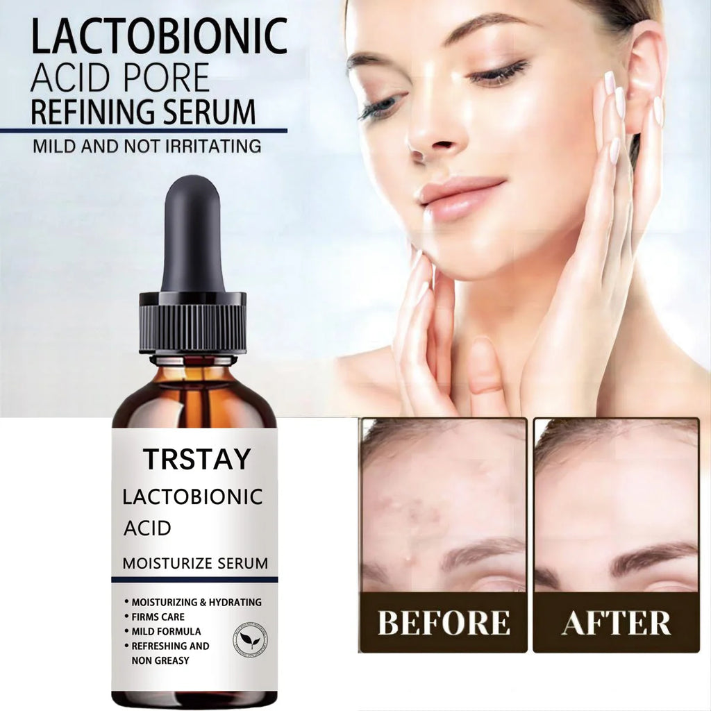 Instant Perfection Serums Facial Lactobionic Acid Skin Care Face Serums Reduce Wrinkles Fine Eye Essence Firming Lifting