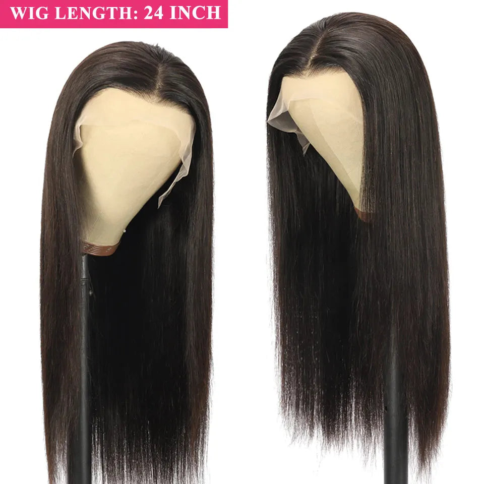 250% Density Straight 13x6 HD Lace Frontal Wig Pre-Cut Lace Closure 5x5 Glueless Wigs Human hair 13x4 Lace Front Human Hair Wig